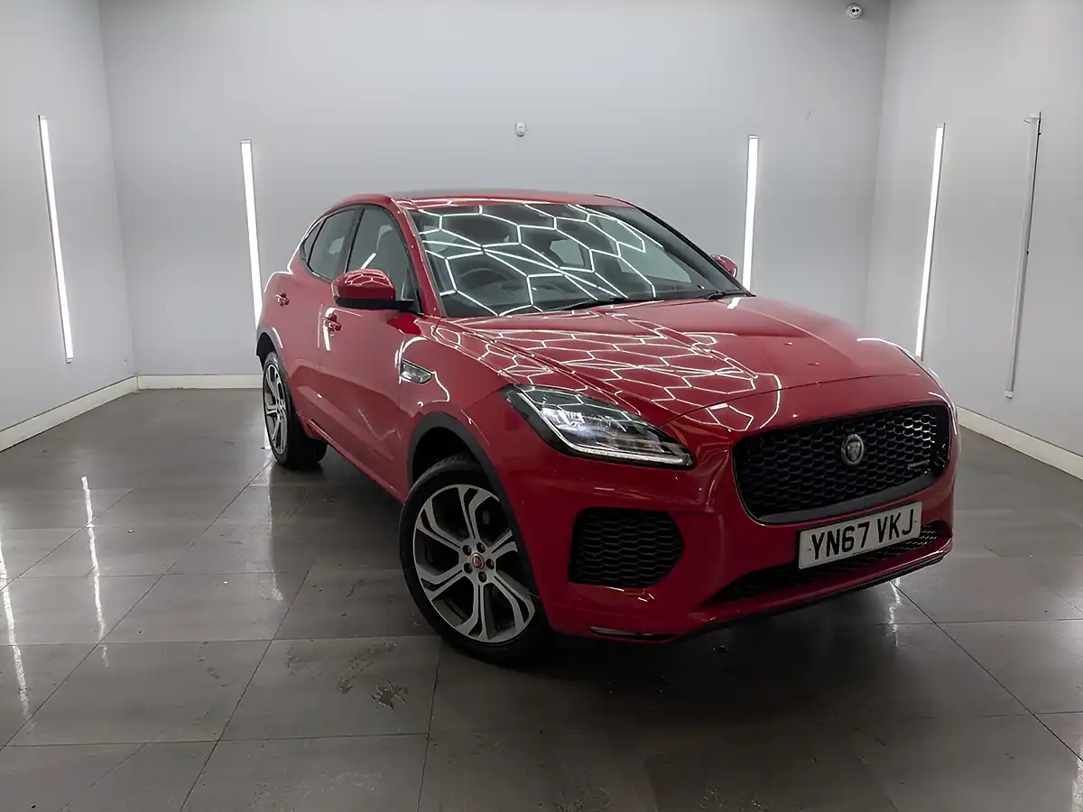 Used 2018 Jaguar E-Pace First Edition Caldera Red - Front View