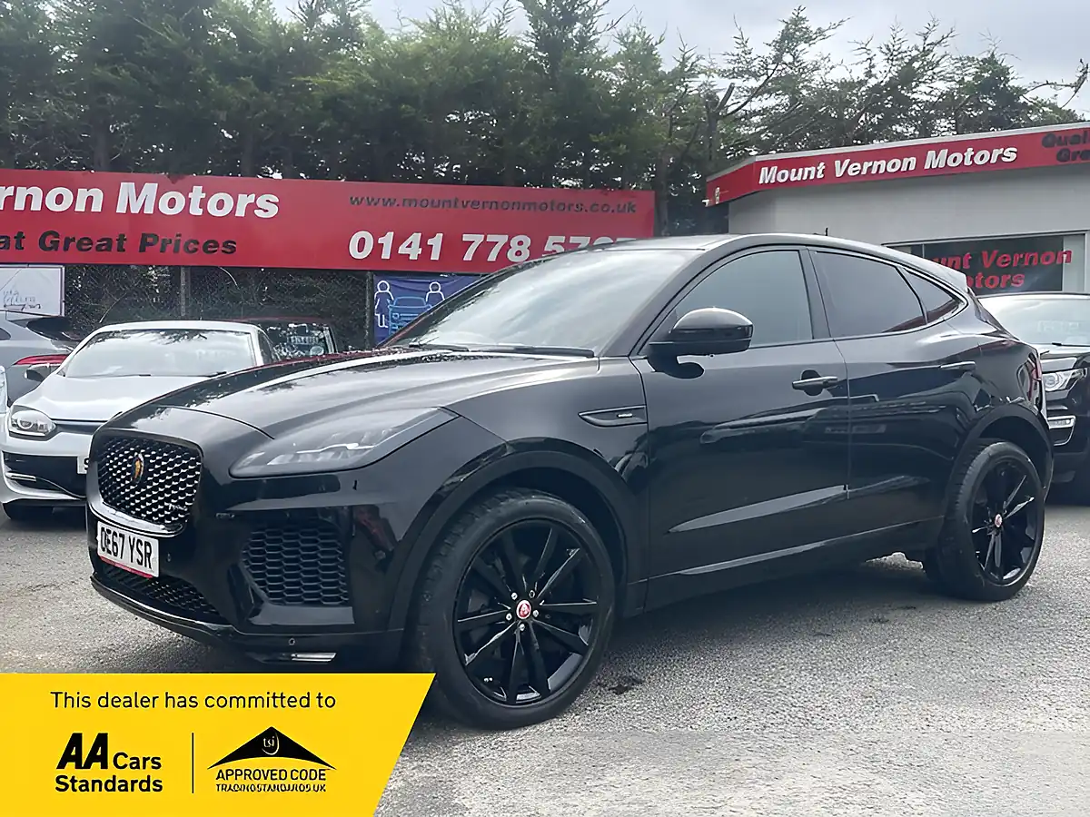 Used 2018 Jaguar E-Pace R-Dynamic Hse Black - Front View
