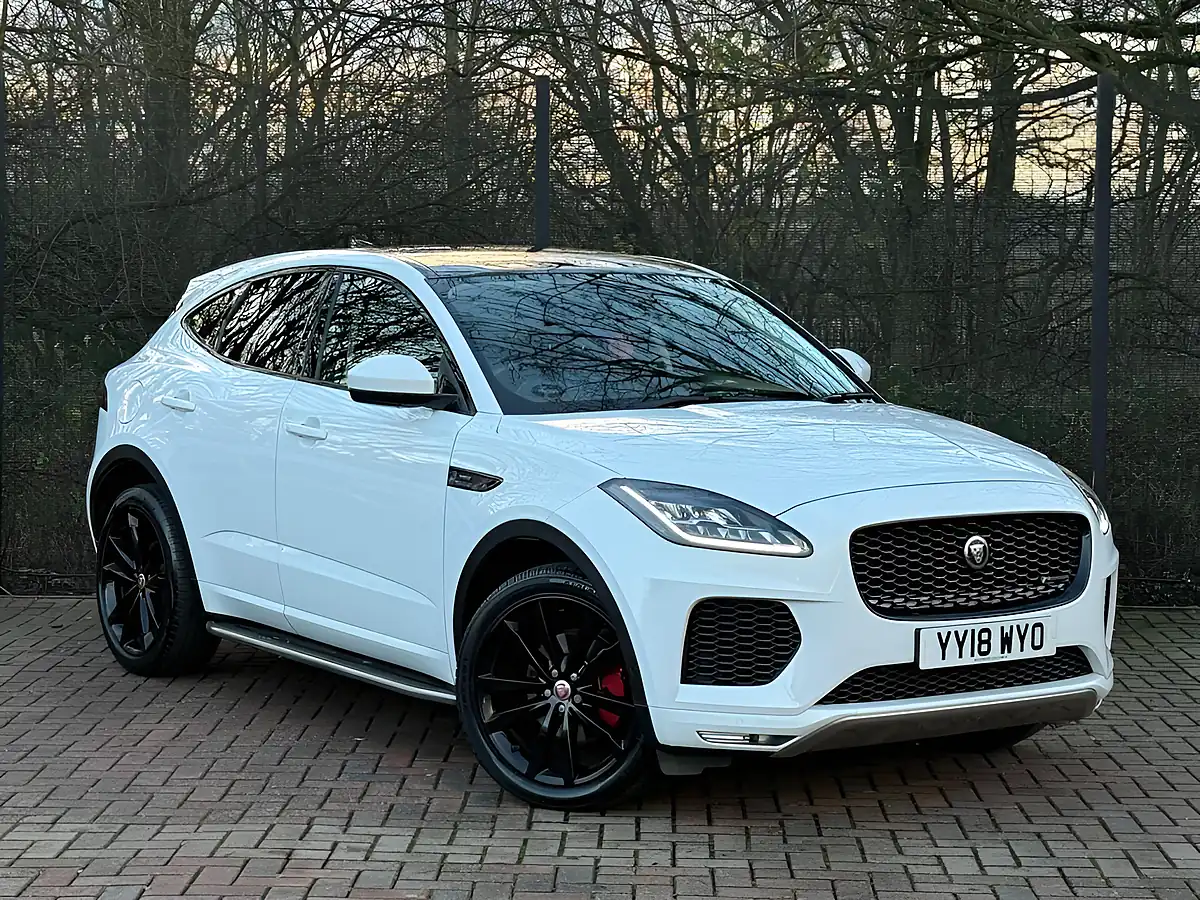 Used 2018 Jaguar E-Pace R-Dynamic Hse White - Front View