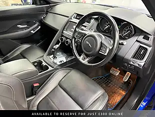 Used 2018 Jaguar E-Pace R-Dynamic S Blue - Interior and Exterior details 10
