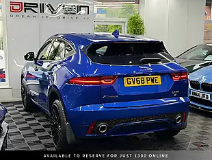 Used 2018 Jaguar E-Pace R-Dynamic S Blue - Interior and Exterior details 2
