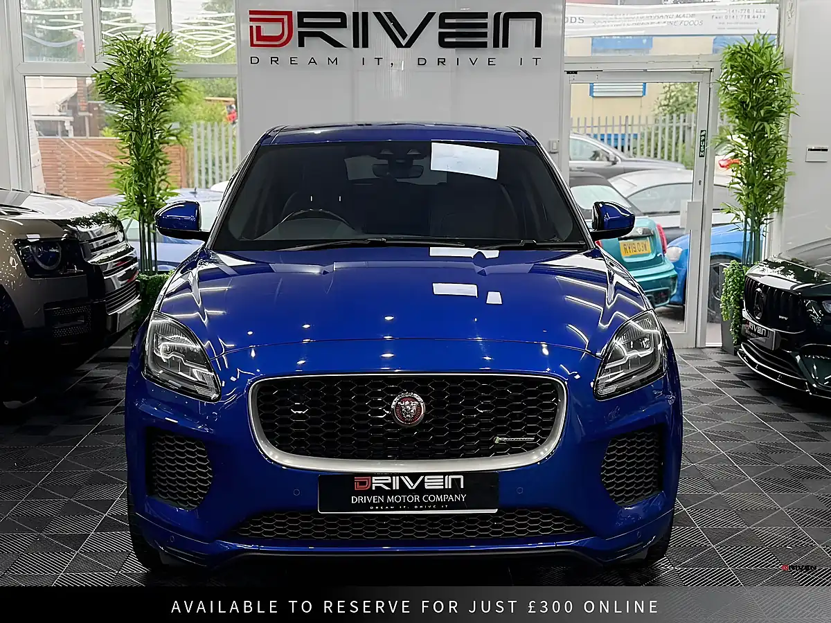 Used 2018 Jaguar E-Pace R-Dynamic S Blue - Interior and Exterior details 3