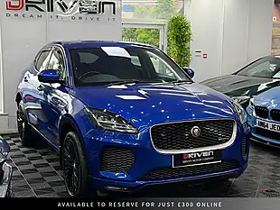 Used 2018 Jaguar E-Pace R-Dynamic S Blue - Interior and Exterior details 5