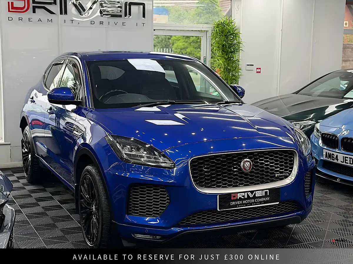 Used 2018 Jaguar E-Pace R-Dynamic S Blue - Interior and Exterior details 5