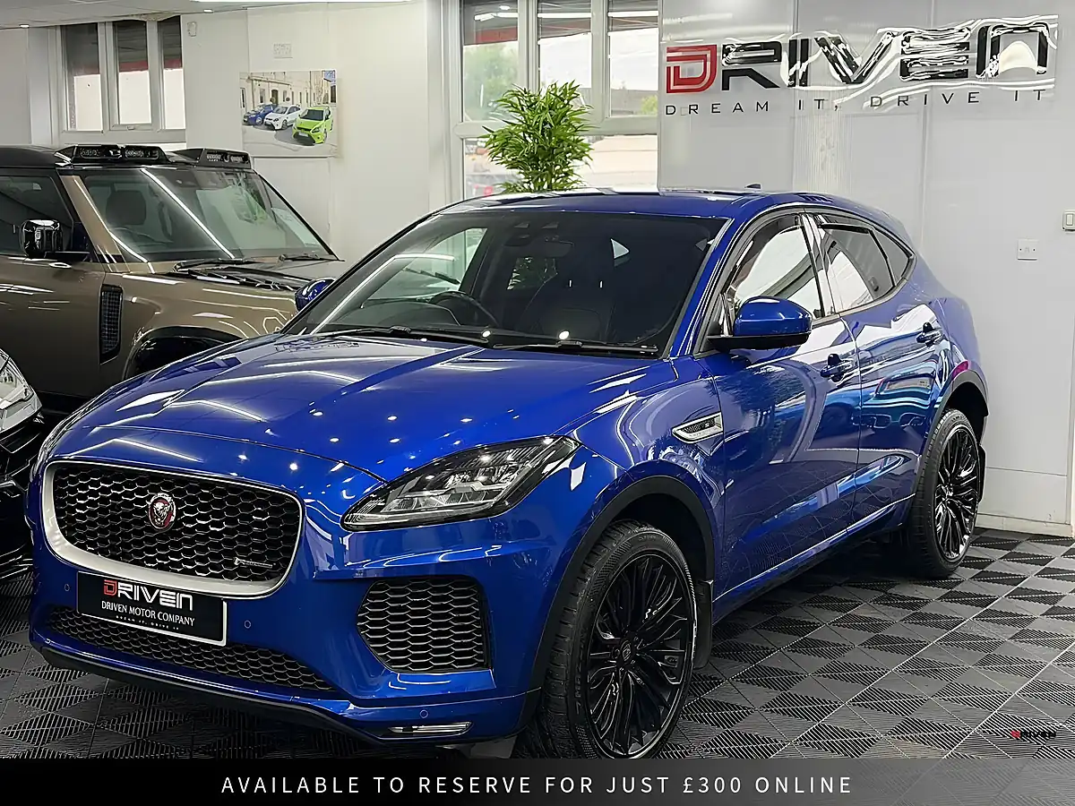 Used 2018 Jaguar E-Pace R-Dynamic S Blue - Interior and Exterior details 6