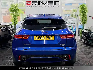 Used 2018 Jaguar E-Pace R-Dynamic S Blue - Interior and Exterior details 8