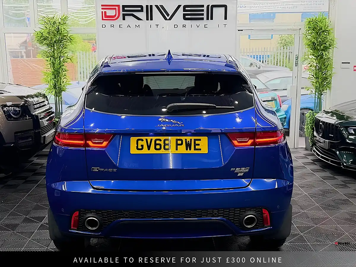 Used 2018 Jaguar E-Pace R-Dynamic S Blue - Interior and Exterior details 8