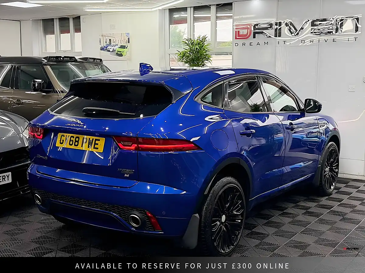 Used 2018 Jaguar E-Pace R-Dynamic S Blue - Interior and Exterior details 9