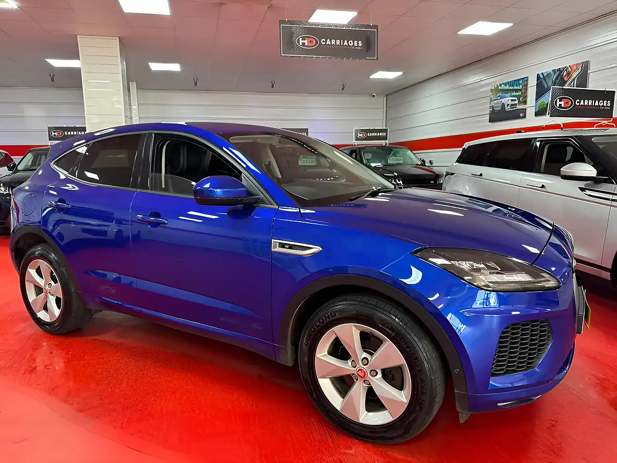 Used 2018 Jaguar E-Pace R-Dynamic S Blue - Interior and Exterior details 3
