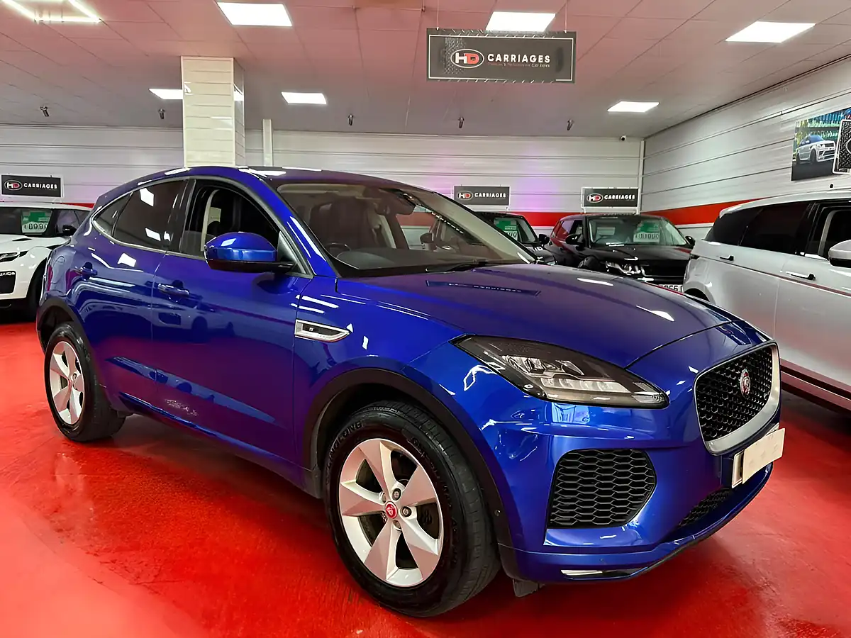 Used 2018 Jaguar E-Pace R-Dynamic S Blue - Interior and Exterior details 7