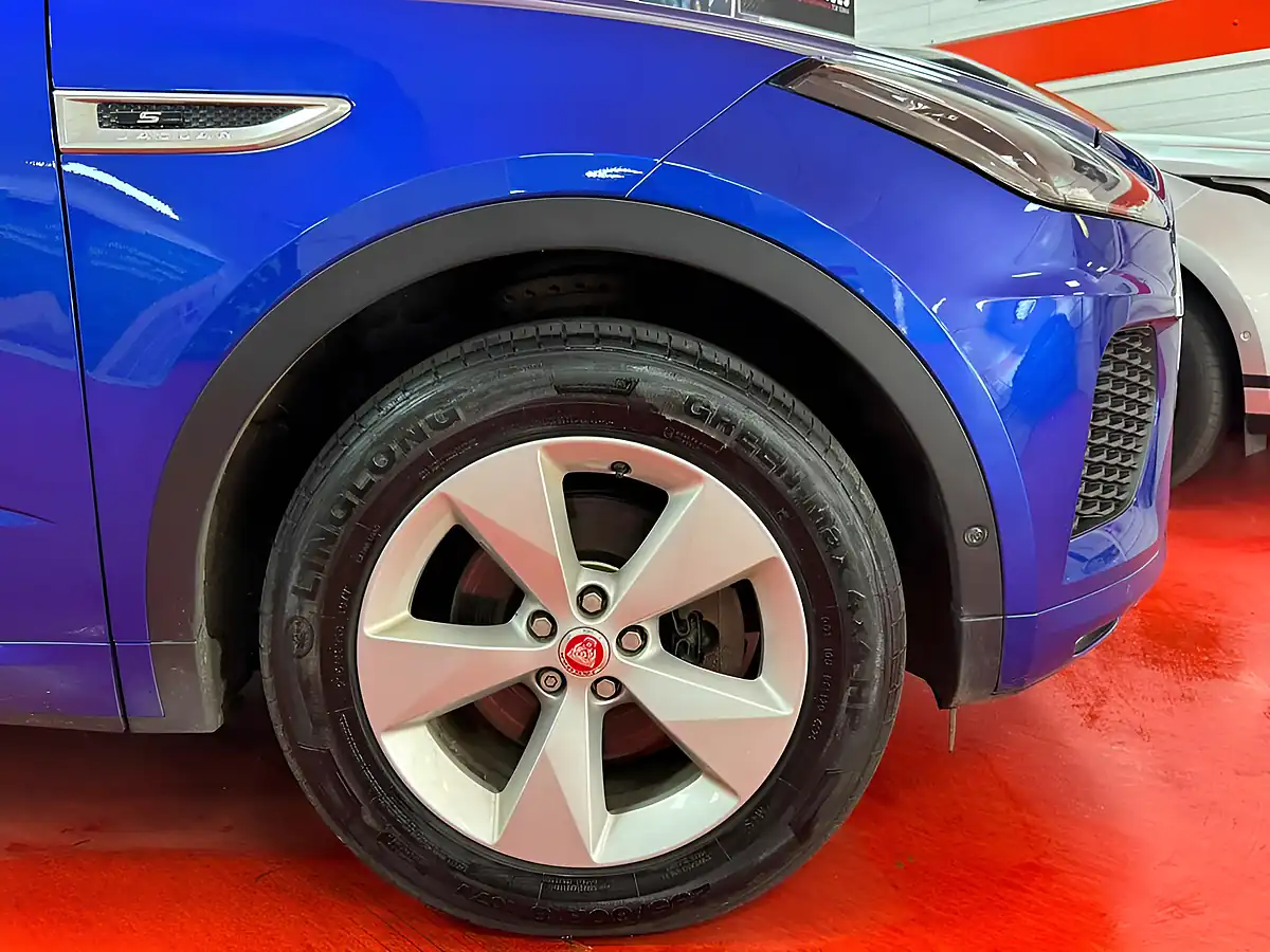 Used 2018 Jaguar E-Pace R-Dynamic S Blue - Interior and Exterior details 8