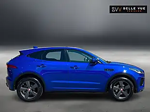 Used 2018 Jaguar E-Pace R-Dynamic S Caesium Blue - Interior and Exterior details 2