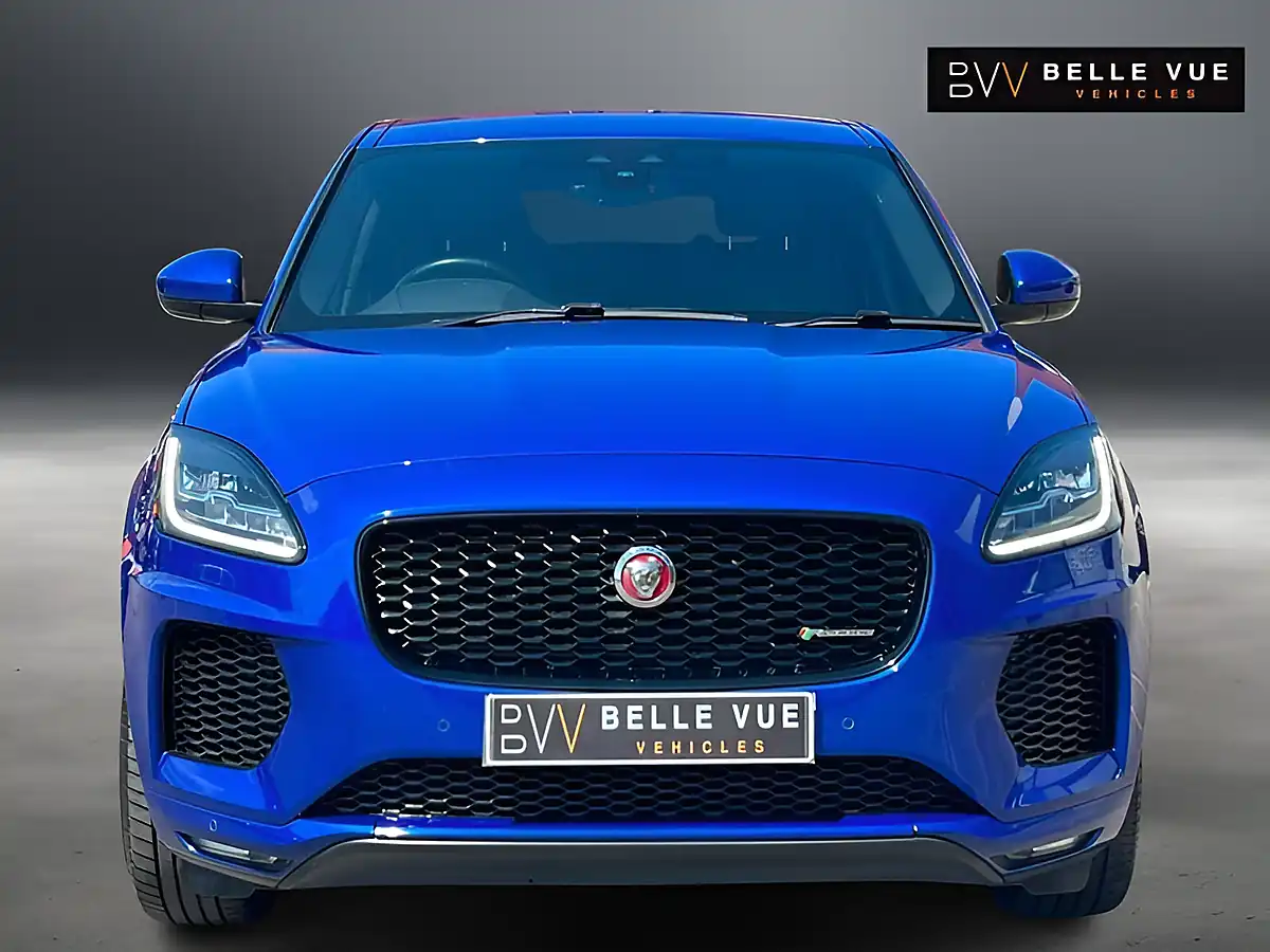 Used 2018 Jaguar E-Pace R-Dynamic S Caesium Blue - Interior and Exterior details 7