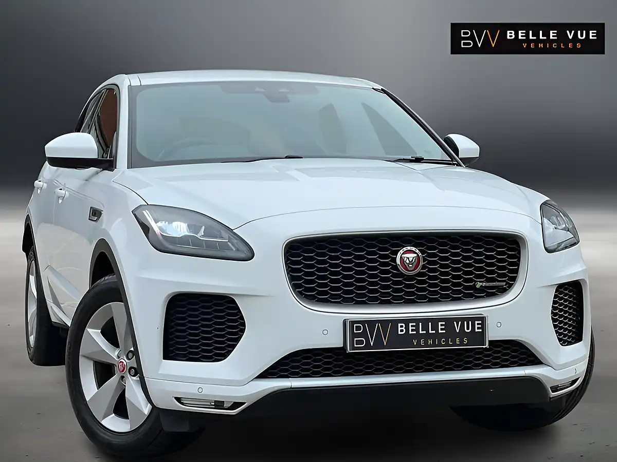 Used 2018 Jaguar E-Pace R-Dynamic S Fuji White - Front View