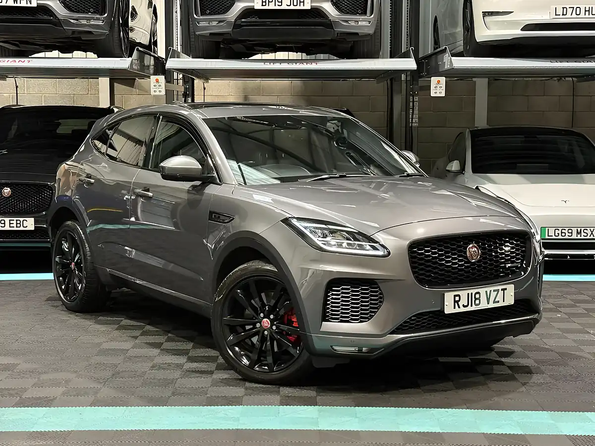 Used 2018 Jaguar E-Pace R-Dynamic S Grey - Front View