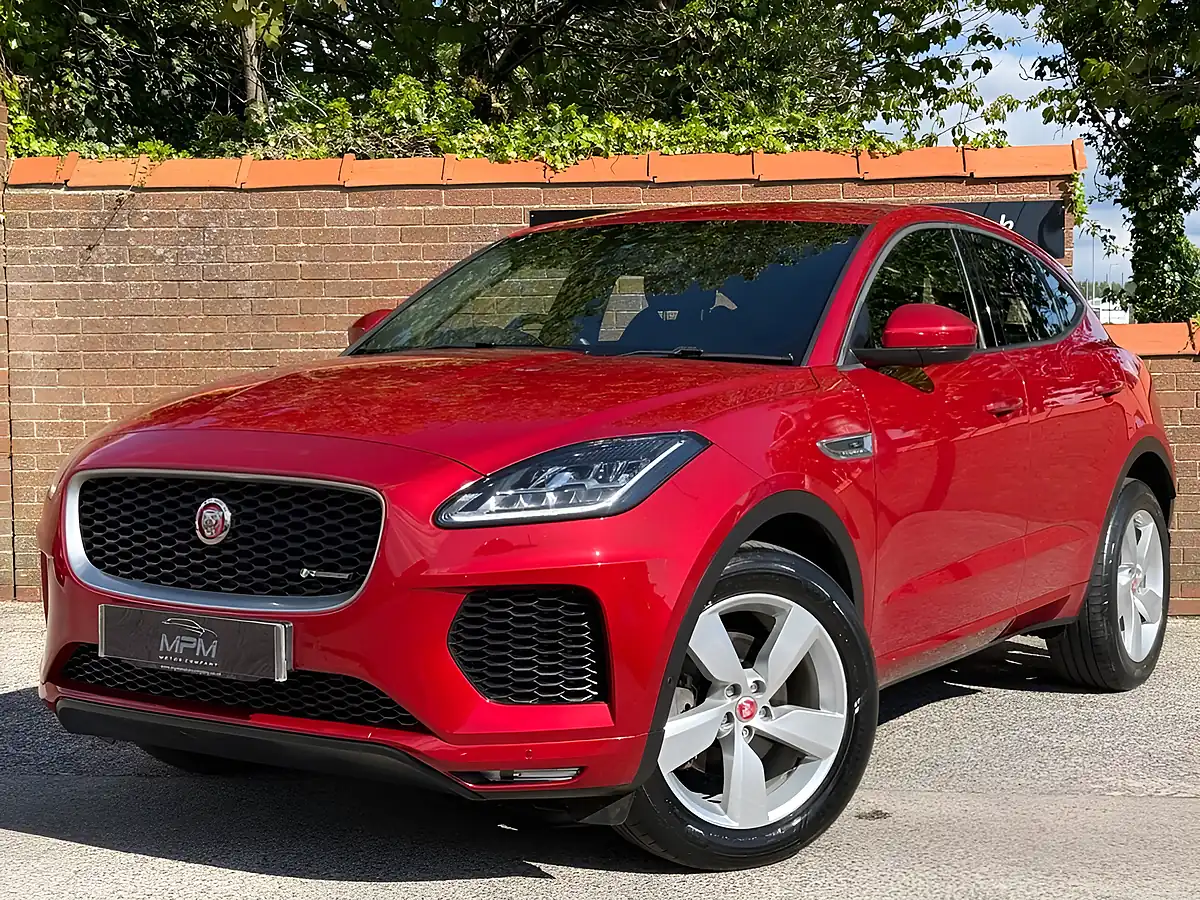 Used 2018 Jaguar E-Pace R-Dynamic S Red - Interior and Exterior details 2