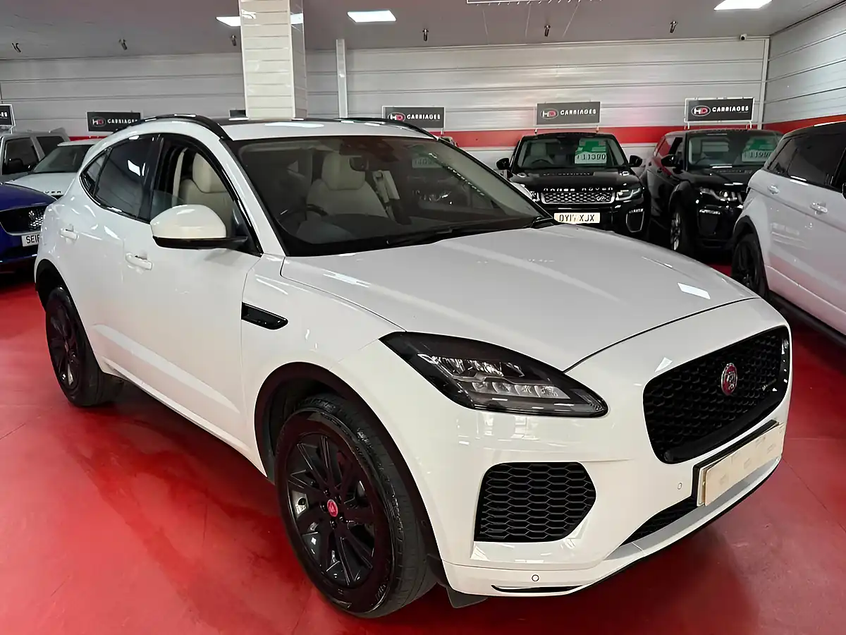 Used 2018 Jaguar E-Pace R-Dynamic S White - Interior and Exterior details 2