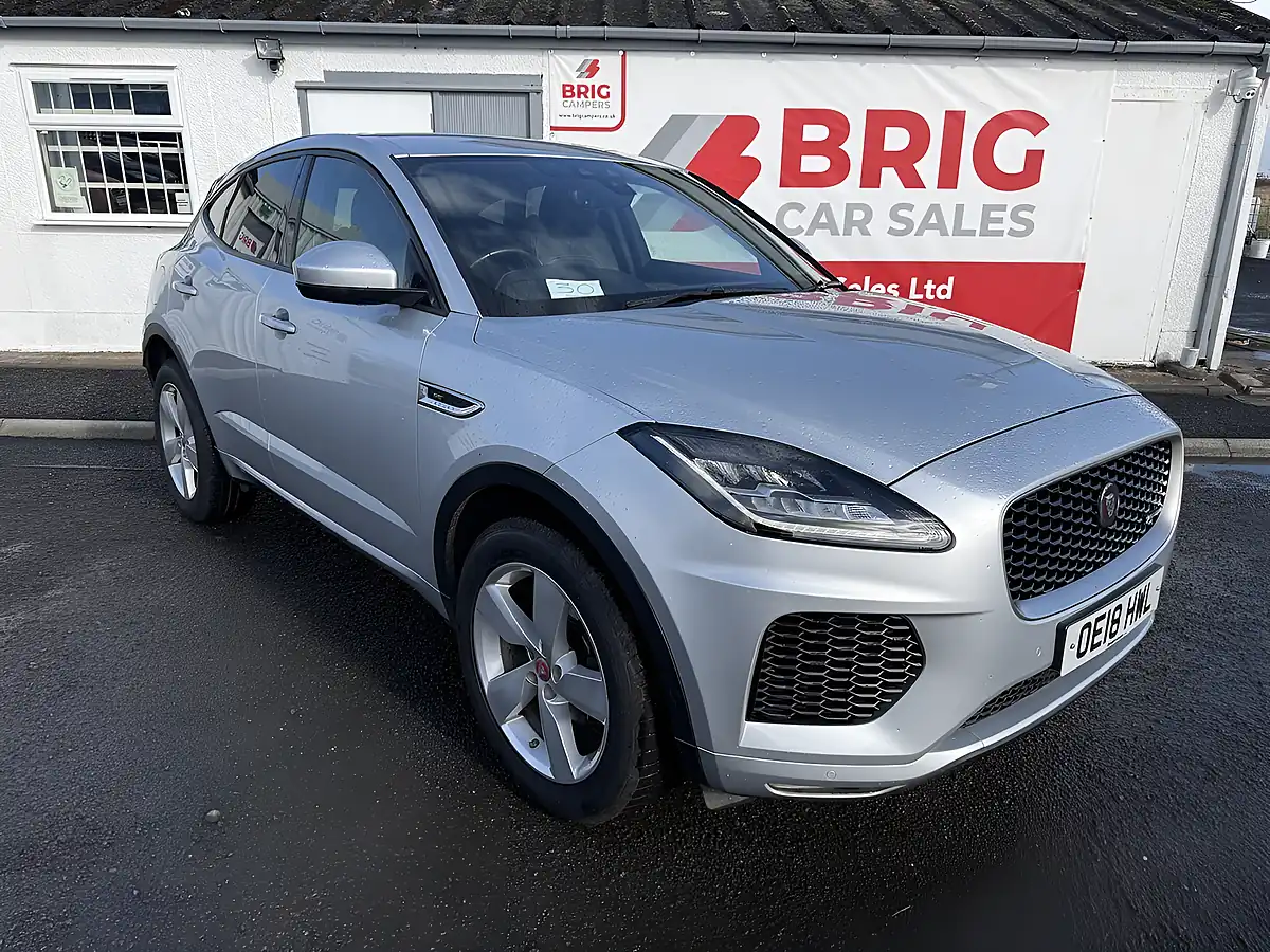 Used 2018 Jaguar E-Pace R-Dynamic Se Silver - Front View