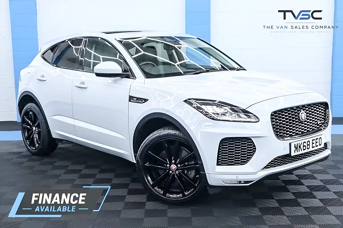 Used 2018 Jaguar E-Pace R-Dynamic Se White - Front View