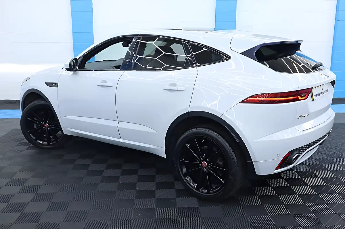 Used 2018 Jaguar E-Pace R-Dynamic Se White - Interior and Exterior details 8