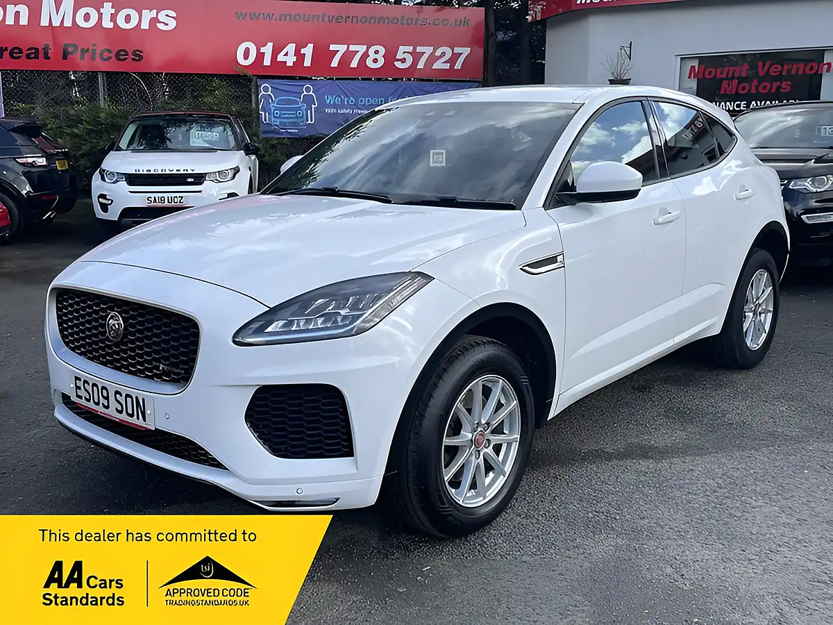Used 2018 Jaguar E-Pace R-Dynamic White - Front View