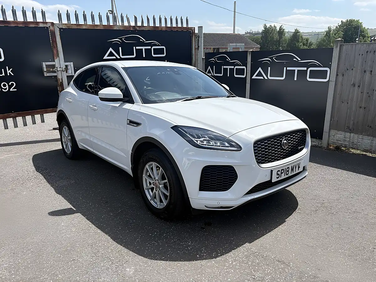 Used 2018 Jaguar E-Pace R-Dynamic White - Front View