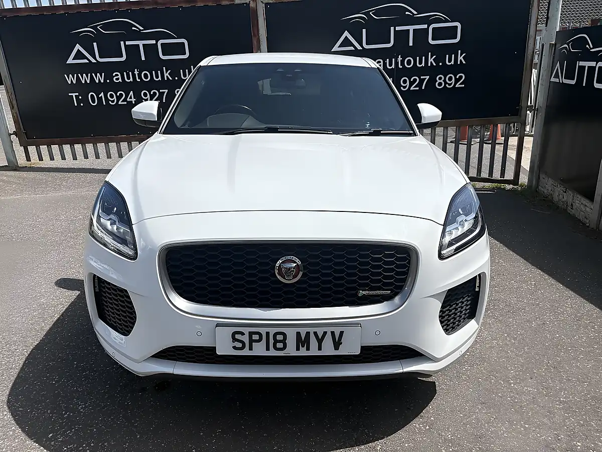 Used 2018 Jaguar E-Pace R-Dynamic White - Interior and Exterior details 2