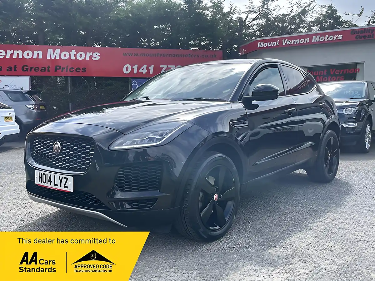 Used 2018 Jaguar E-Pace S Black - Front View