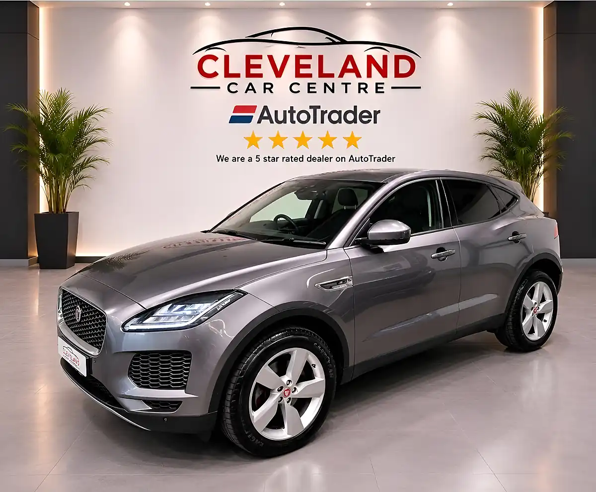Used 2018 Jaguar E-Pace S Grey - Front View