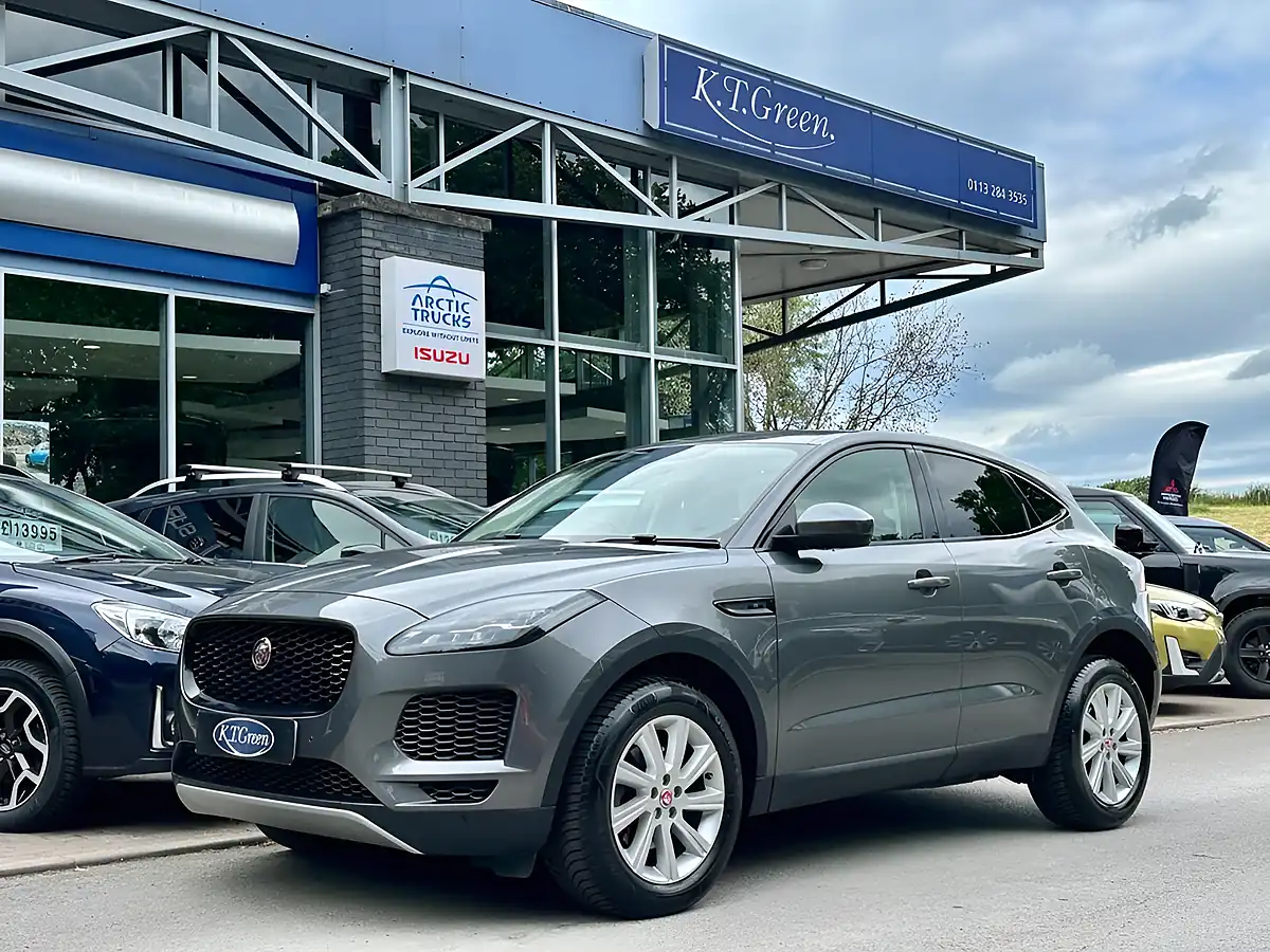 Used 2018 Jaguar E-Pace S Grey - Front View