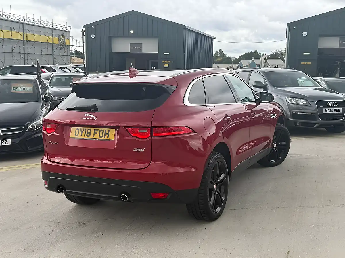 Used 2018 Jaguar F-Pace Portfolio Red - Interior and Exterior details 10