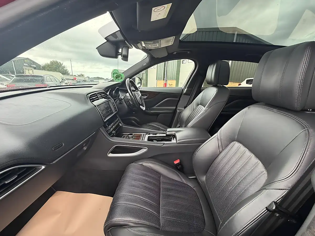 Used 2018 Jaguar F-Pace Portfolio Red - Interior and Exterior details 19