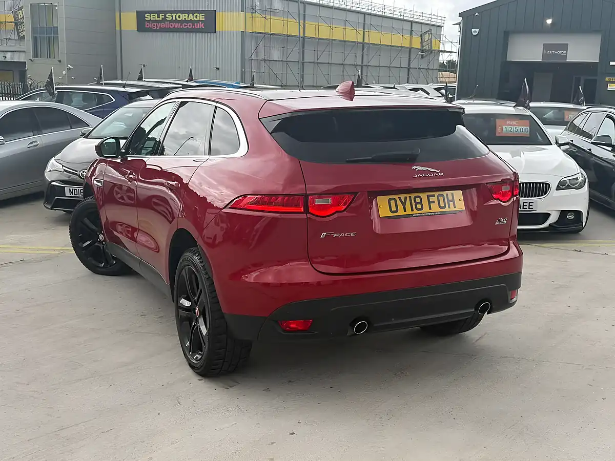 Used 2018 Jaguar F-Pace Portfolio Red - Interior and Exterior details 7