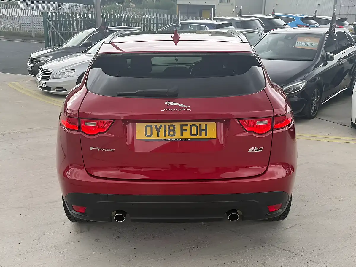 Used 2018 Jaguar F-Pace Portfolio Red - Interior and Exterior details 9