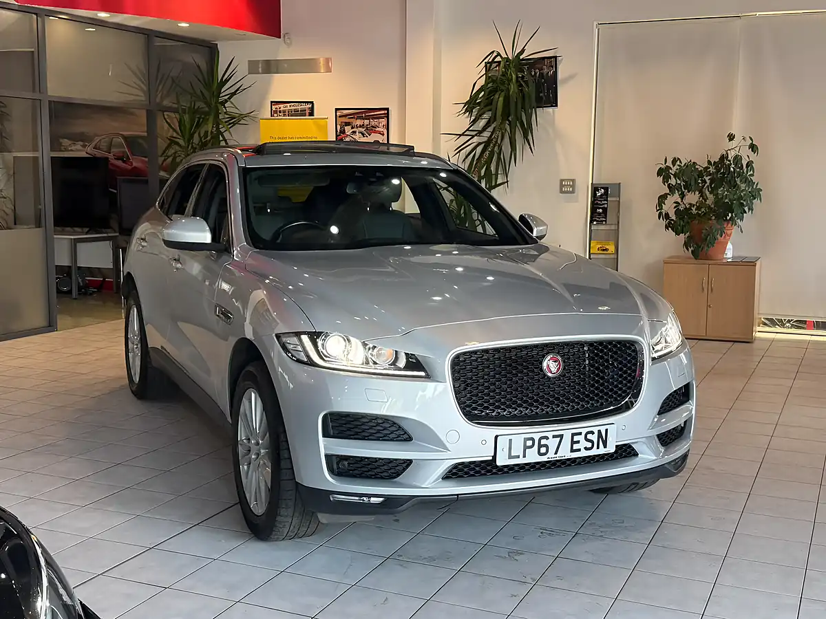 Used 2018 Jaguar F-Pace Portfolio Silver - Interior and Exterior details 2