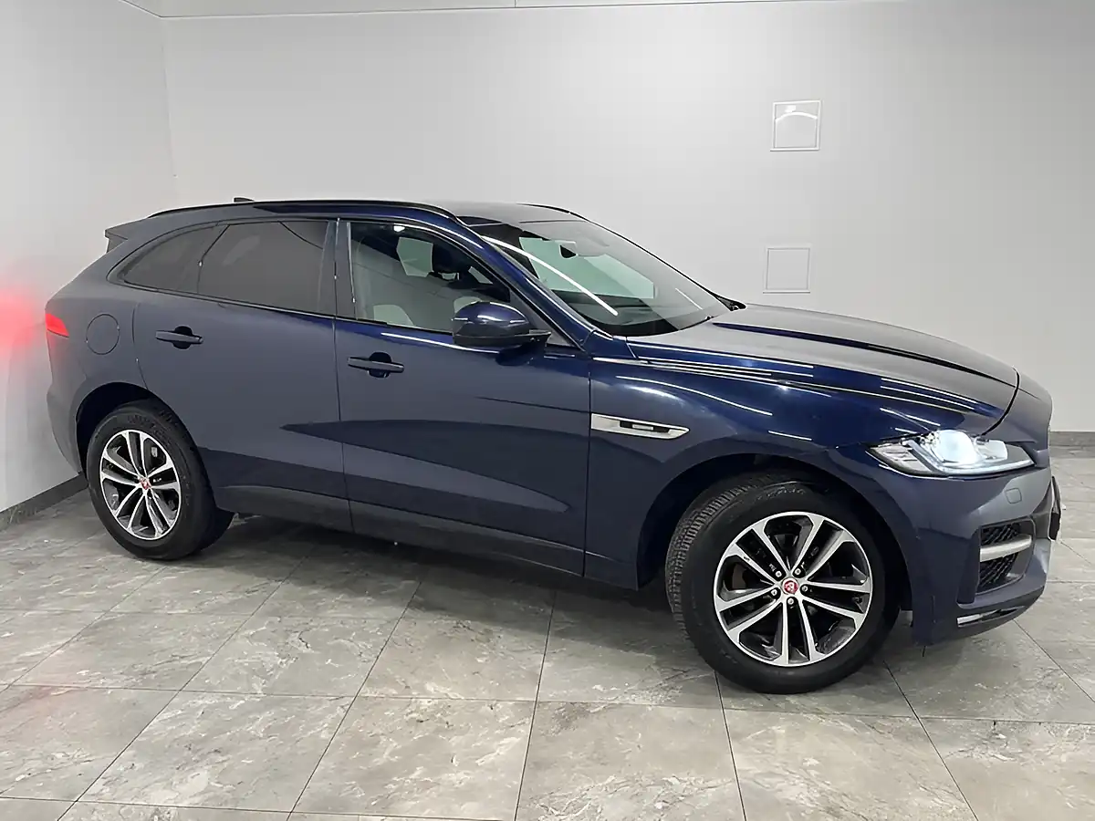 Used 2018 Jaguar F-Pace R-Sport Blue - Interior and Exterior details 2