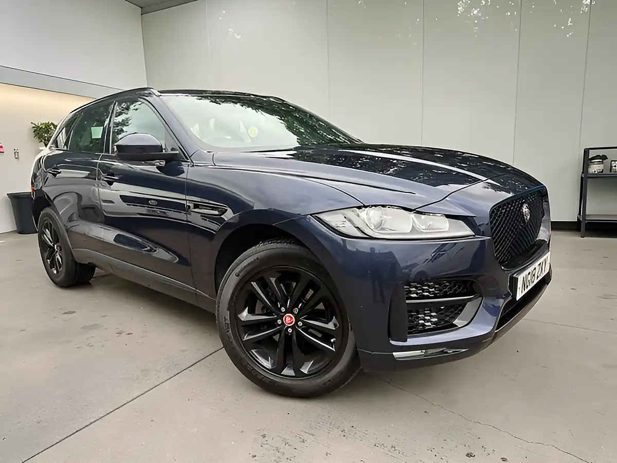 Used 2018 Jaguar F-Pace R-Sport Blue - Interior and Exterior details 2