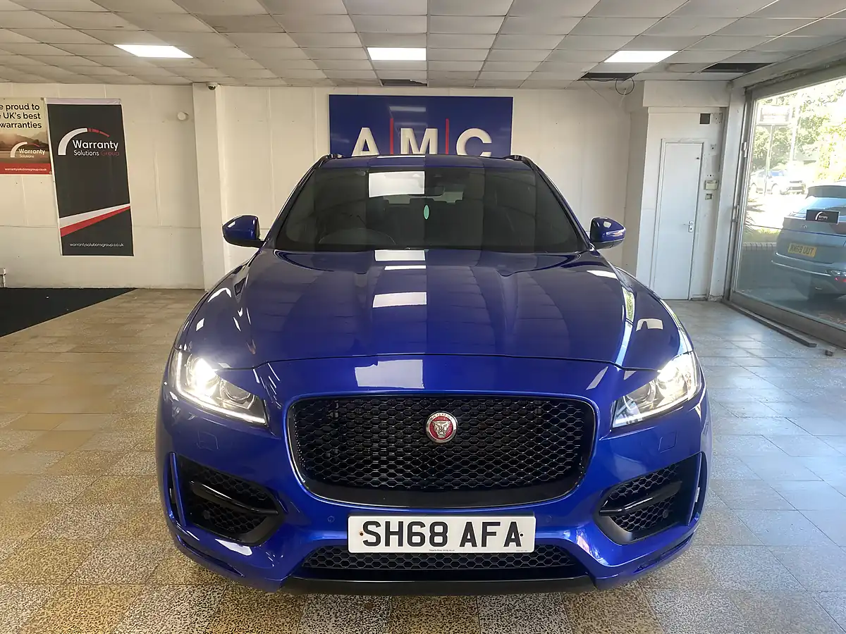 Used 2018 Jaguar F-Pace R-Sport Blue - Interior and Exterior details 2