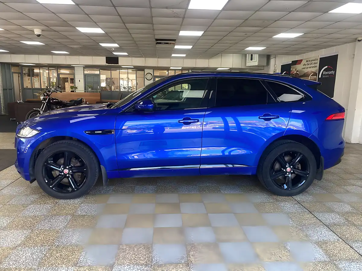 Used 2018 Jaguar F-Pace R-Sport Blue - Interior and Exterior details 4