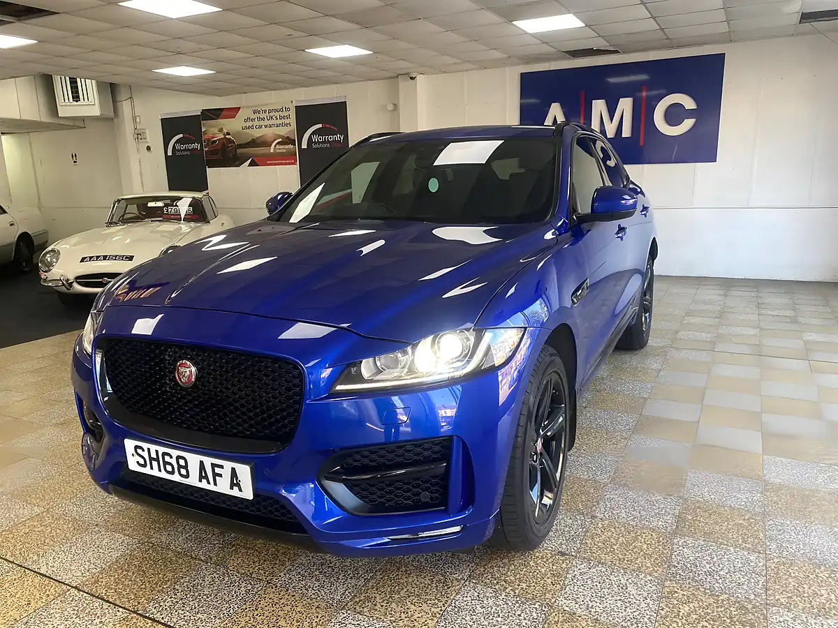 Used 2018 Jaguar F-Pace R-Sport Blue - Interior and Exterior details 5