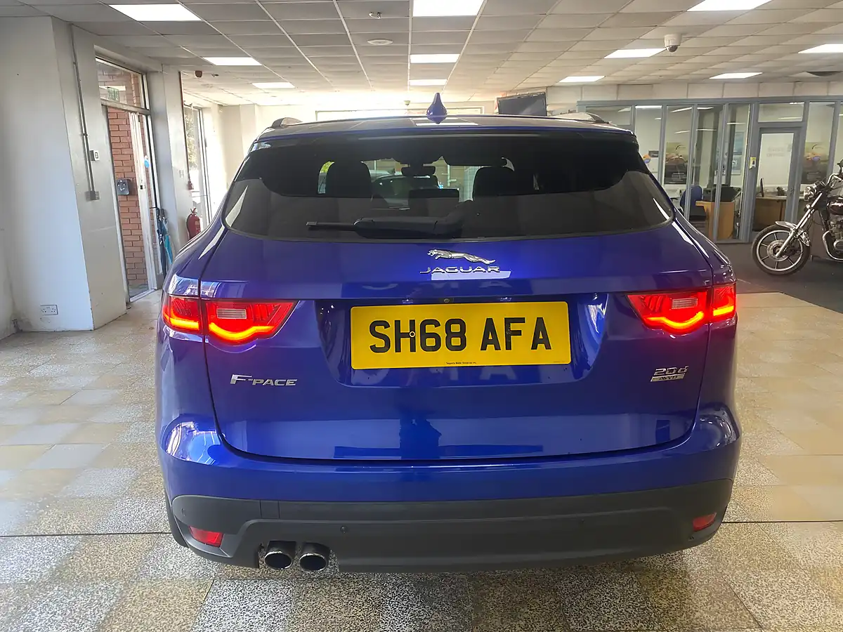 Used 2018 Jaguar F-Pace R-Sport Blue - Interior and Exterior details 8