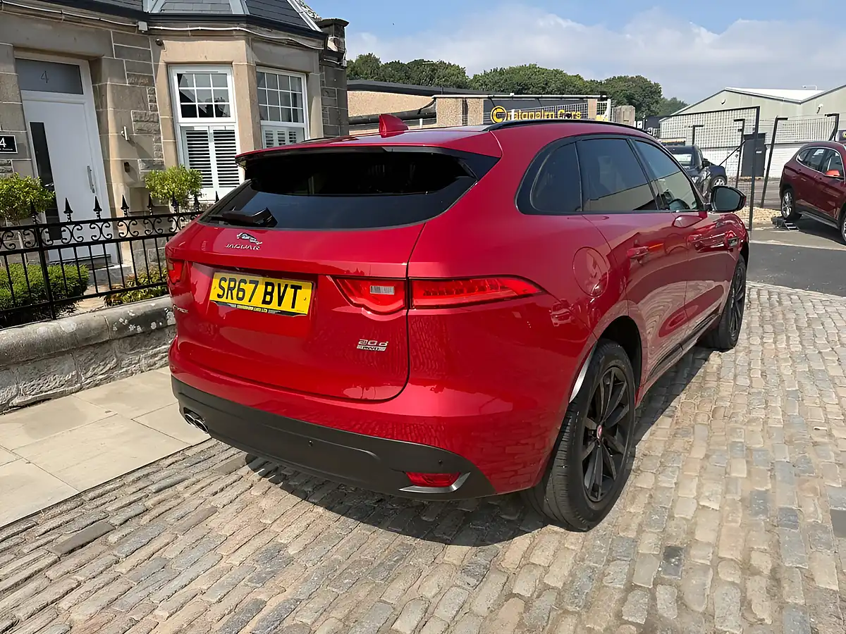 Used 2018 Jaguar F-Pace R-Sport Firenze Red - Interior and Exterior details 10