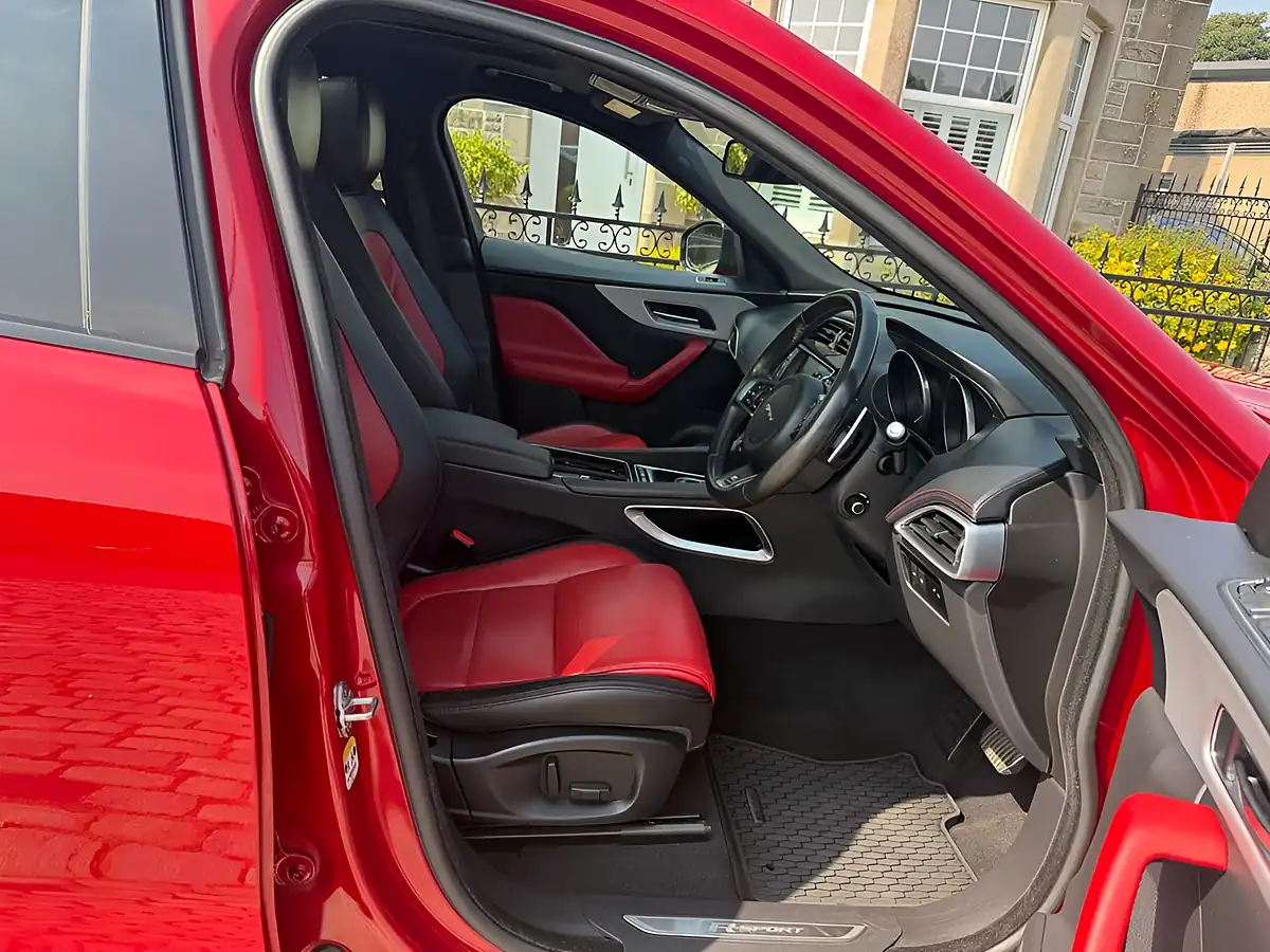 Used 2018 Jaguar F-Pace R-Sport Firenze Red - Interior and Exterior details 2
