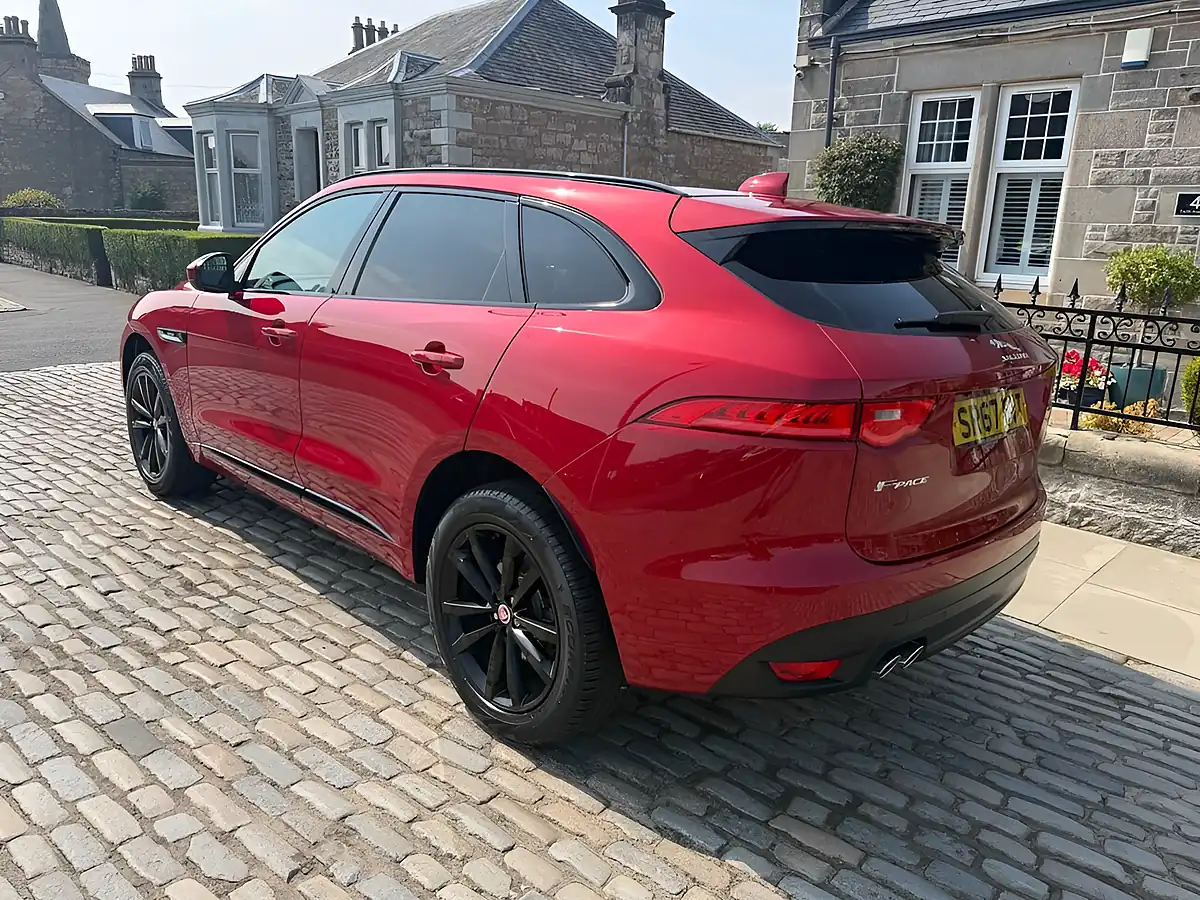 Used 2018 Jaguar F-Pace R-Sport Firenze Red - Interior and Exterior details 7