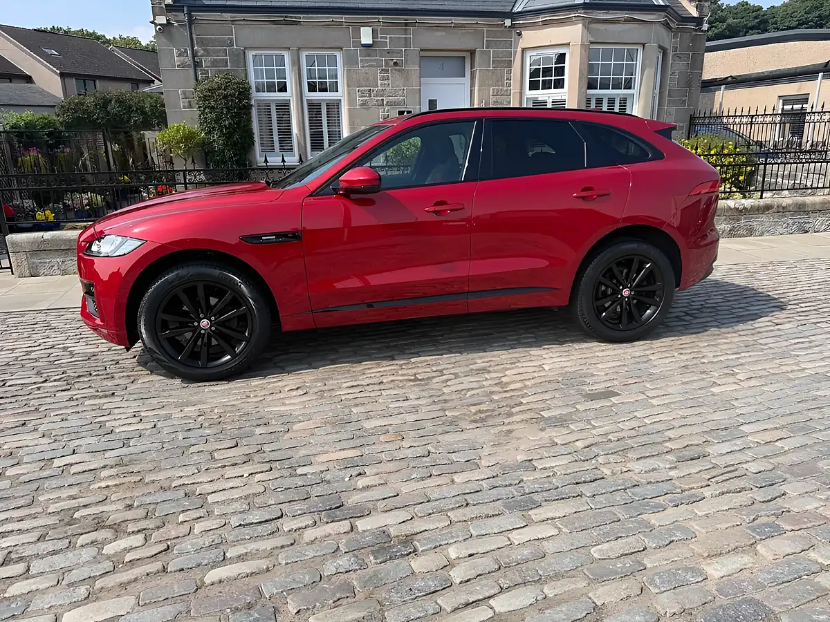 Used 2018 Jaguar F-Pace R-Sport Firenze Red - Interior and Exterior details 8