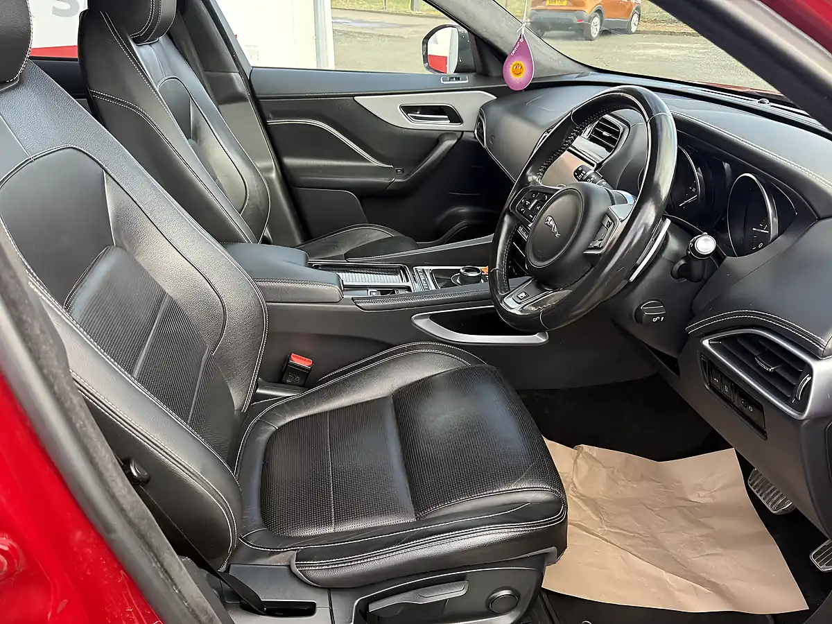 Used 2018 Jaguar F-Pace R-Sport Red - Interior and Exterior details 12