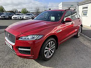Used 2018 Jaguar F-Pace R-Sport Red - Interior and Exterior details 3