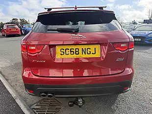 Used 2018 Jaguar F-Pace R-Sport Red - Interior and Exterior details 7