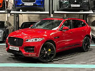 Used 2018 Jaguar F-Pace R-Sport Red - Interior and Exterior details 5