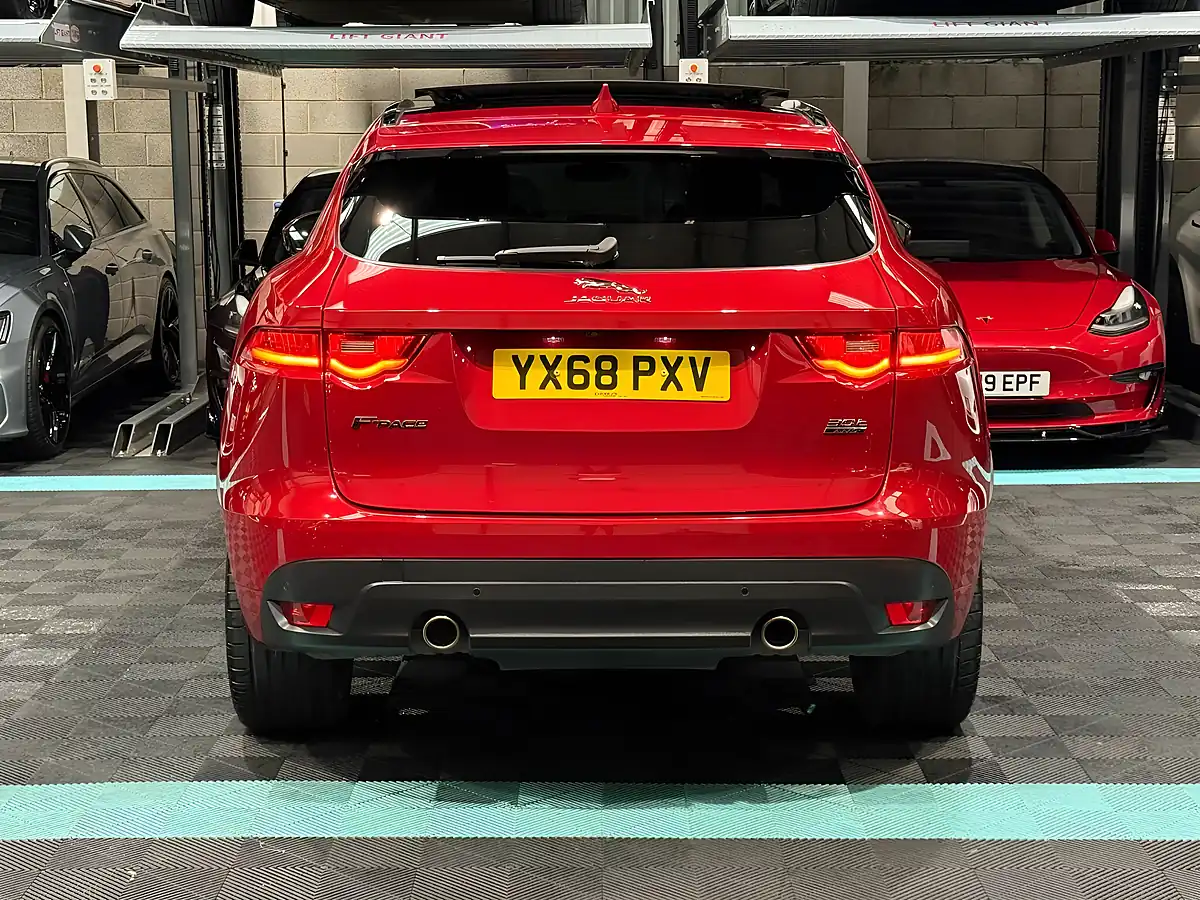 Used 2018 Jaguar F-Pace R-Sport Red - Interior and Exterior details 8